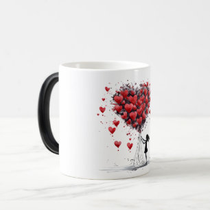 Mug Magic Valentines Day Hearts