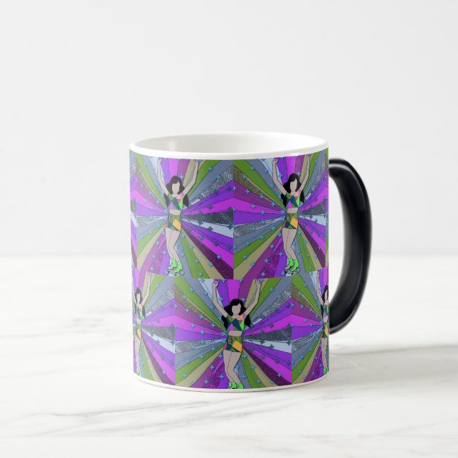 Mug Magic Vibes à rouleaux des années 80 : Rétro (Devant droit)