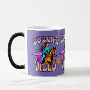 Mug Magic Vibes et chevaux de cowgirl de Western Rodeo
