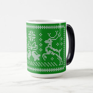Mug Magic Vilain chandail sonneries cloches cerfs de Noël ve
