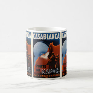 Mug Magic Vintage Casablanca : Maroc Voyage vacances