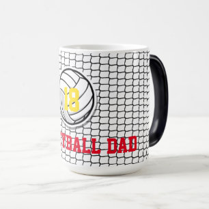 Mug Magic VOLLEYBALL DAD Net Lecteur NUMBER Ball Sports Amus