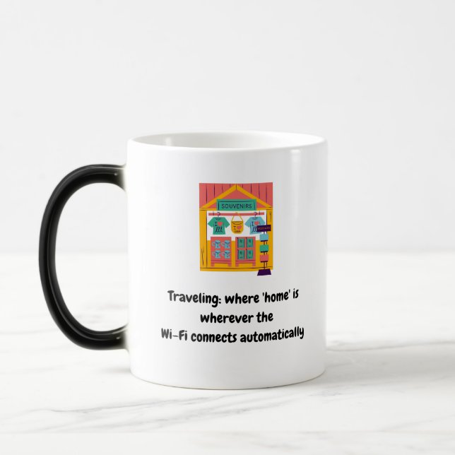 Mug Magic Voyager : où se trouve "home" partout où se trouve (Gauche)
