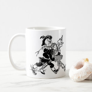 Mug Magicien vintage d'Oz Dorothy dormant avec des pav