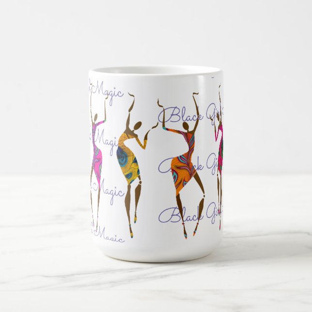 Mug Magie de la fille noire (Centre)