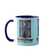 Magie de minuit : Chat dans le ciel de la Lune