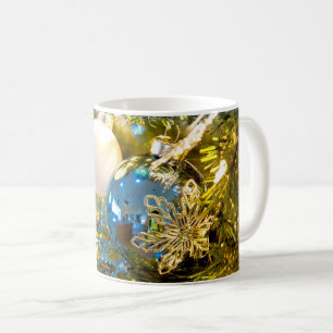 Mug Magie de Noël Bleu et Or