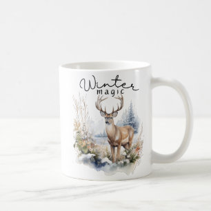 Mug Magie hivernale mignonne / Cerf