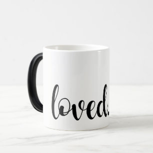 Mug Magique Aimé. Typographie de script tendance moderne Type