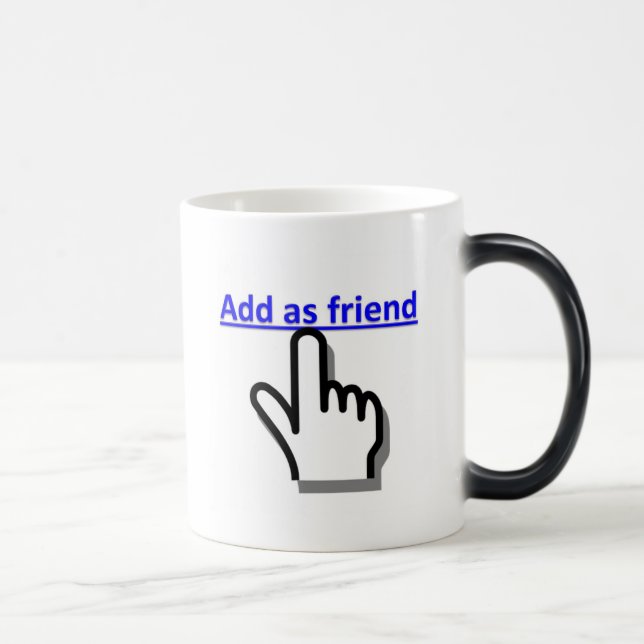 Mug Magique Ajoutez comme ami (Droite)