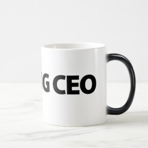 Mug Magique Blanc aspirant de Président