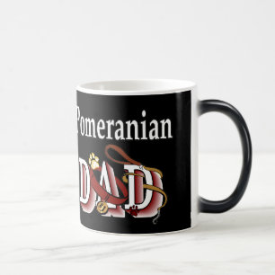 Mug Magique Cadeaux de papa de Pomeranian