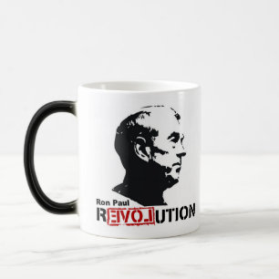 Mug Magique Café de révolution de Ron Paul/tasse de thé/tas