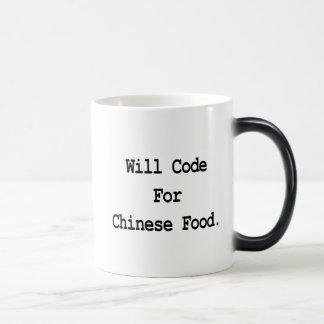 Mug Magique coderai pour de la nourriture chinoise