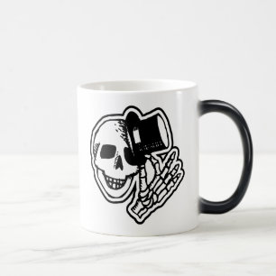 Mug Magique Crâne avec le casquette supérieur
