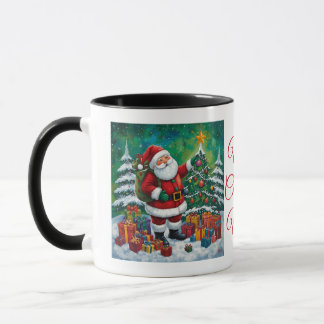 Mug magique de Noël de Santa