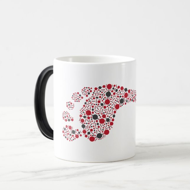 Mug Magique Empreinte carbone (Devant gauche)