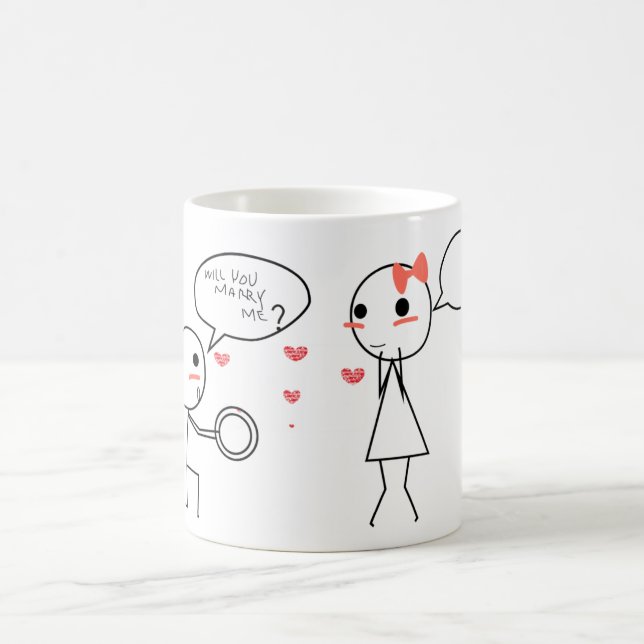 Mug Magique Épousez-moi (Centre)