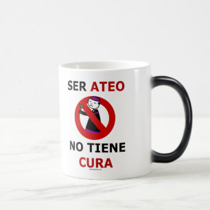 Mug Magique Être athée il n'a pas prêtre