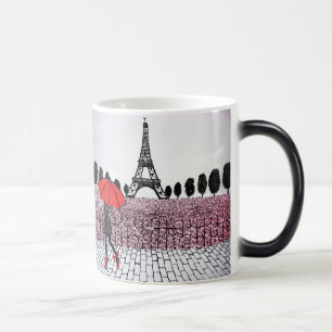 Mug Magique fille parisienne