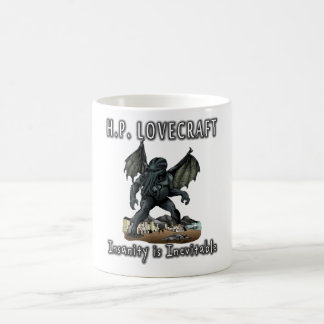 Mug Magique HP Lovecraft -- La folie est inévitable