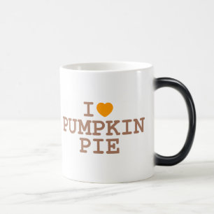 Mug Magique I tarte de citrouille de coeur