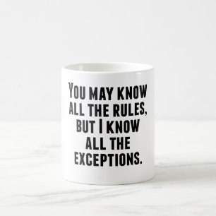 Mug Magique Je sais toutes les exceptions