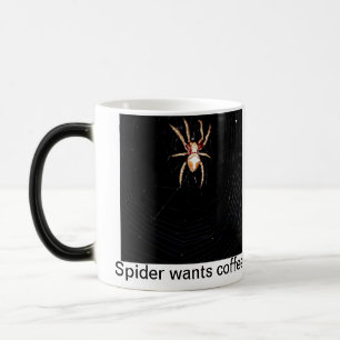Mug Magique L'araignée veut le café