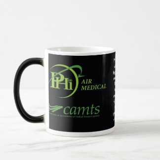 Mug Magique Logo du PHI NVG pour la TASSE, nvg helipad2, Med