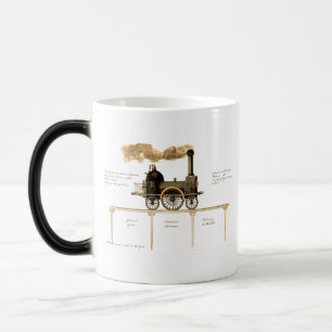 Mug Magique Moteur à vapeur britannique Vintage