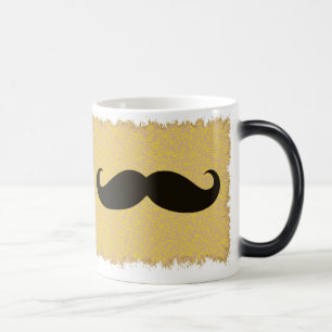 Mug Magique Moustache noire amusante