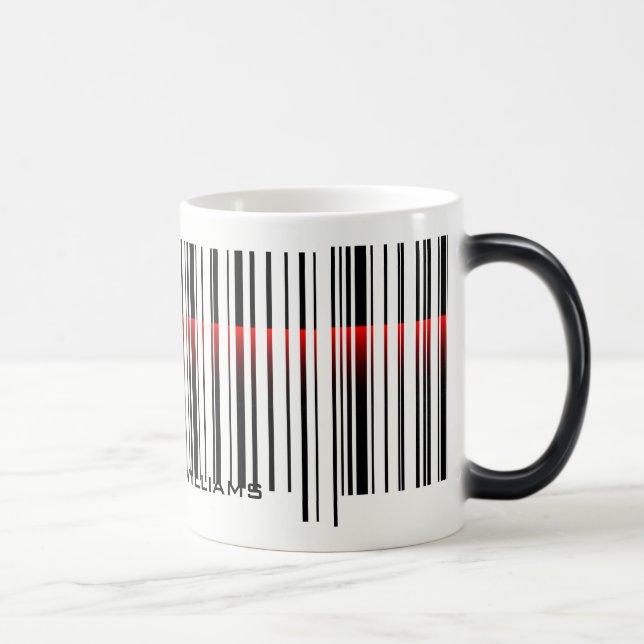 Mug Magique Numérisation du code à barres et du laser (Droite)