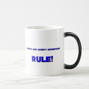 Mug Magique Règle d'inspecteurs de santé et sécurité !