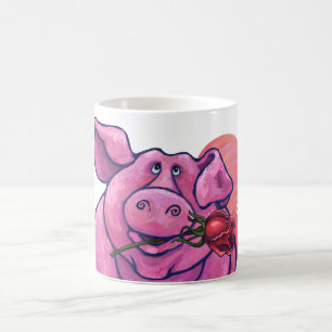 Mug Magique Saint Valentin au cochon