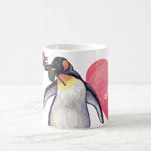 Mug Magique Saint-Valentin Penguin