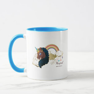 Mug Magique Unicorn Arc en ciel et nuages Design