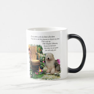 Mug Magique Vieux anglais Sheepdog Art Cadeaux