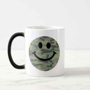 Mug Magique Visage de camo vert