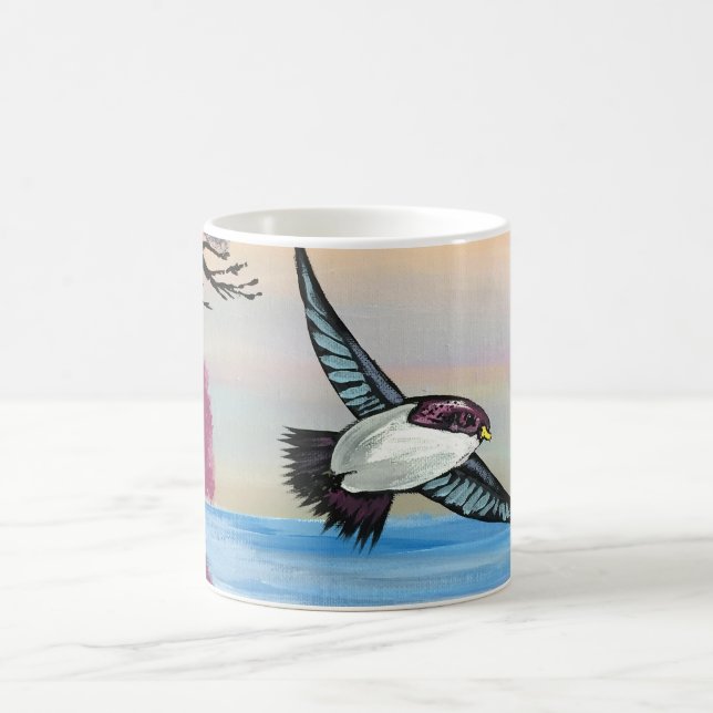 Mug Magique Vue Oiseaux (Centre)