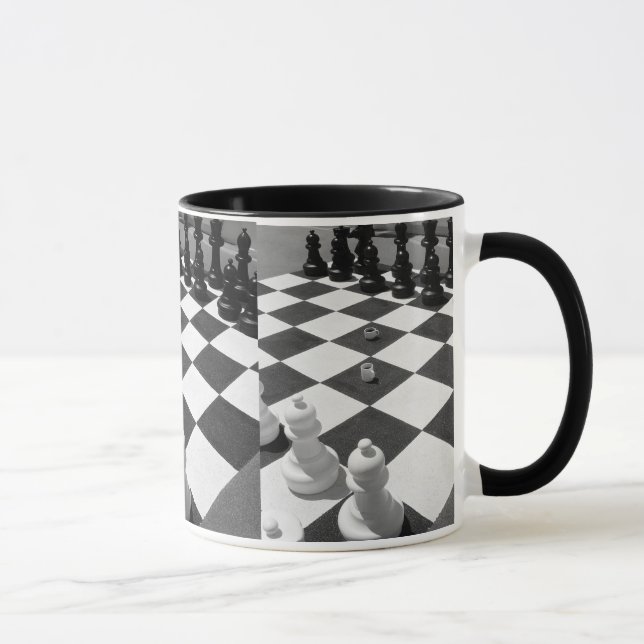 Mug Magnétique de café de passion d'échecs (Droite)