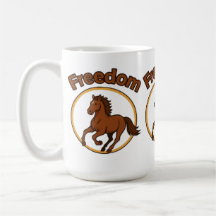 Mug **Magnifique cheval arabe dans le désert doré**