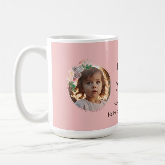 Mug Magnifique maman/grand-mère personnalisée (Gauche)