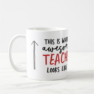 Mug Magnifique professeur de typographie moderne cadea