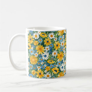 Mug Magnifique Romantique Printemps Fleurs Jaunes Fill