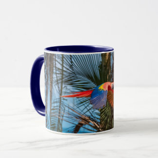 Mug Magnifique Scarlet Macaw dans les couleurs de rayo