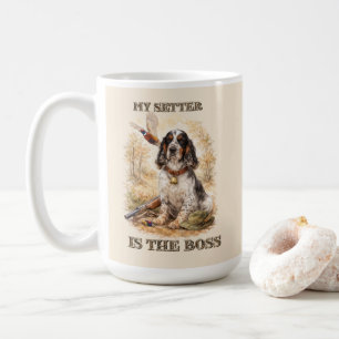 Mug Magnifique Setter avec Faisans , Art