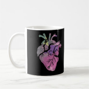 Mug Magnifique Vrai Coeur Humain Graphique Anatomi Méd