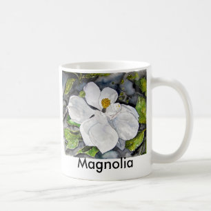 Mug magnolia_flower_painting, magnolia