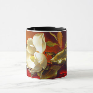 Mug Magnolia sur Red Velvet Martin Johnson Heade