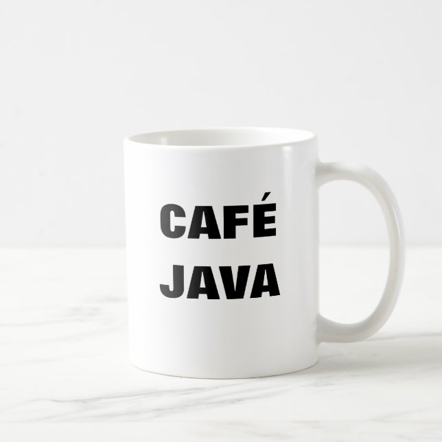 Mug mague CAFÉ JAVA (Droite)